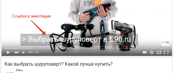 Ссылка в аннотации