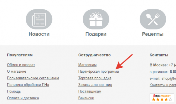 Партнерский маркетинг в интернете