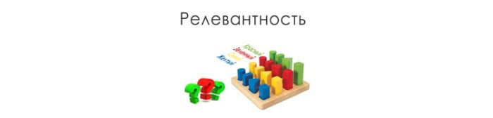 Релевантность информации страниц поиска Релевантность информации