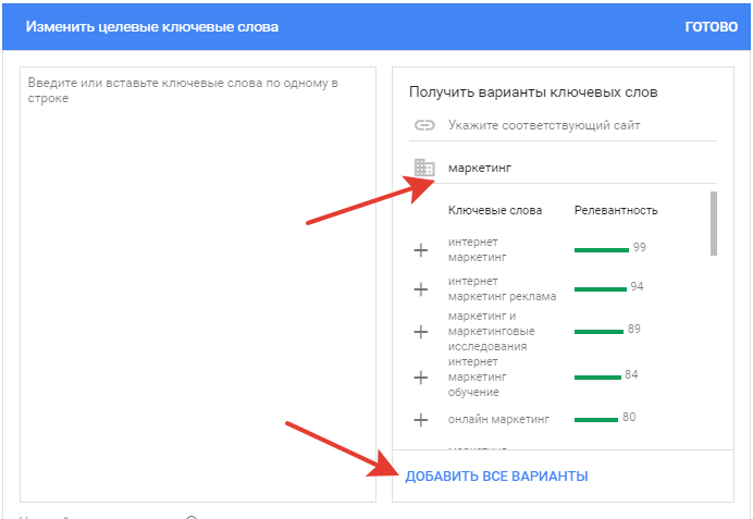 Таргетинг рекламы оверлей