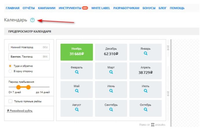 Инструменты партнерки туров