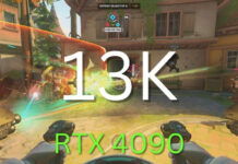 Избыточно мощная GeForce RTX 4090 позволяет играть в современные игры даже в безумном 13K