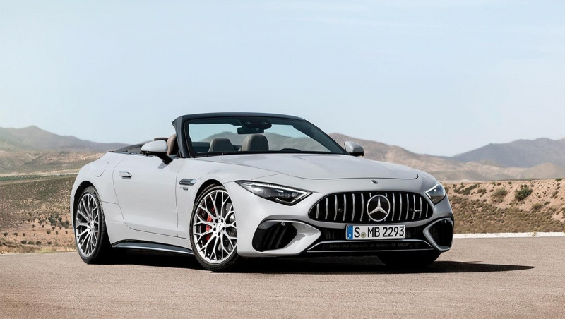 В России начались продажи люксового родстера Mercedes-AMG SL — стремительный красавец за 24,5 миллиона рублей