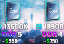 Процессор Intel Core i5-13600K в связке с ОЗУ DDR5 сравнили с Intel Core i9-13900K с ОЗУ DDR4 в ААА-играх| ichip.ru