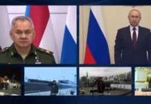 Путин разрешил поднять флаги на крейсере «Генералиссимус Суворов» и корабле «Град»