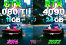 Топовая видеокарта из далекого прошлого GeForce GTX 1080 Ti сразилась с новенькой GeForce RTX 4090 — 6 лет разницы | ichip.ru