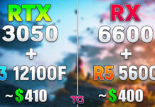 GeForce RTX 3050 в связке с Intel Core i3-12100F сравнили с Radeon RX 6600 с Ryzen 5 5600| ichip.ru