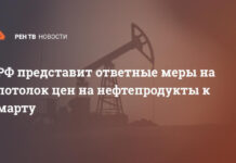 РФ представит ответные меры на потолок цен на нефтепродукты к марту