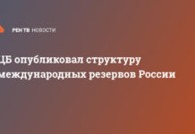 ЦБ опубликовал структуру международных резервов России