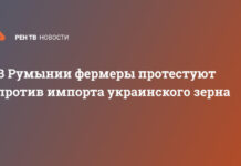 В Румынии фермеры протестуют против импорта украинского зерна