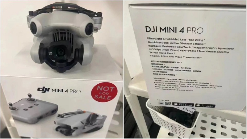 DJI Mini 4 Pro засветился на фотографиях до официальной презентации | ichip.ru