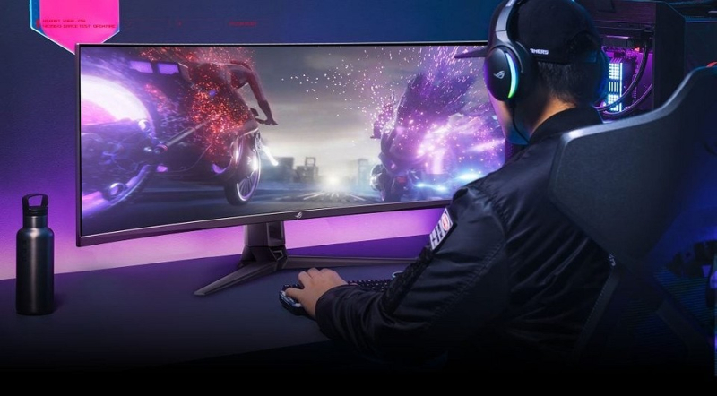 Asus выпустила флагманский монитор для геймеров ROG Swift OLED PG49WDCD за $1500 | ichip.ru