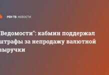 «Ведомости»: кабмин поддержал штрафы за непродажу валютной выручки