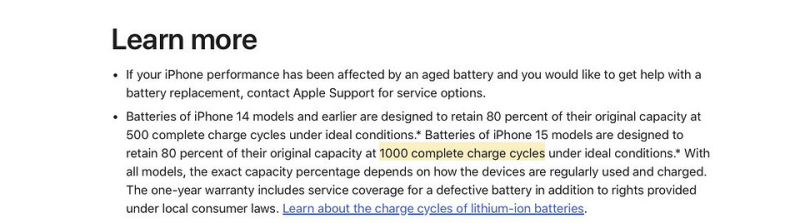 Apple по-тихому прокачала батареи в серии iPhone 15 | ichip.ru