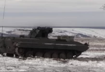 Экипажи БМП «Басурманин» ЦВО провели учебные бои на полигоне