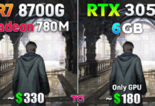 Что лучше? GeForce RTX 3050 на 6 ГБ против встройки Radeon 780M процессора Ryzen 7 8700G | ichip.ru