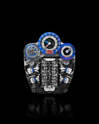 Представлены элитные часы Bugatti Tourbillon с мини-копией двигателя V16 за $340 000 | ichip.ru