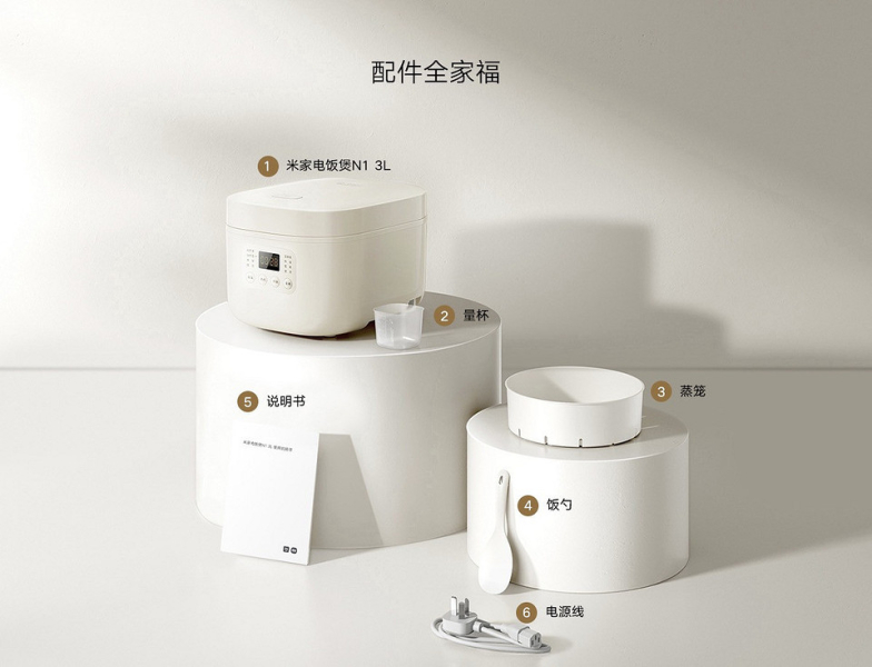 Представлена доступная рисоварка Xiaomi Mijia Rice Cooker N1 3L | ichip.ru