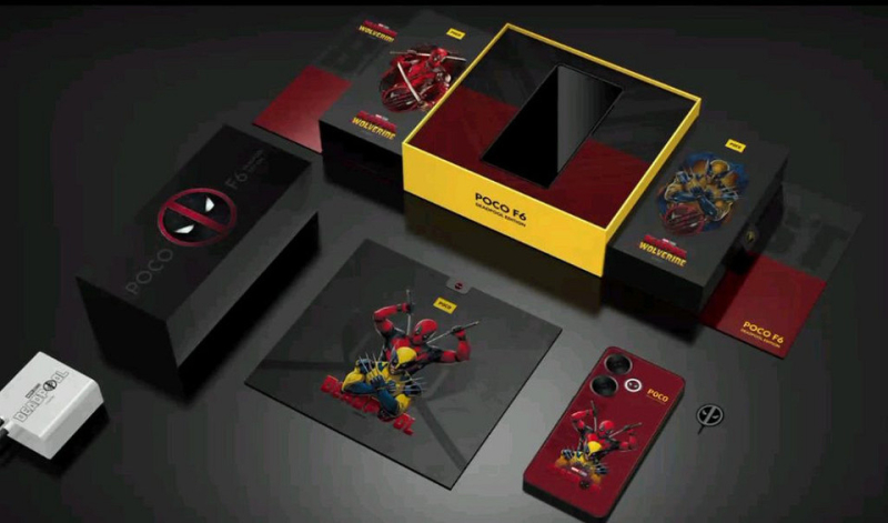 Xiaomi выпустила эксклюзивный смартфон Poco F6 Deadpool & Wolverine Limited Edition | ichip.ru