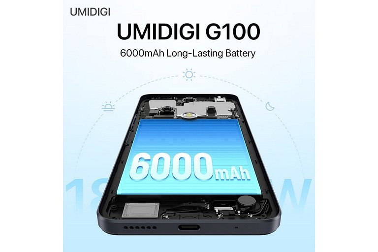 Представлен смартфон Umidigi G100 с батареей на 6000 мА*ч | ichip.ru