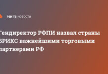 Гендиректор РФПИ назвал страны БРИКС важнейшими торговыми партнерами РФ