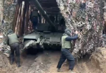 Экипажи танков Т-72Б3М поразили замаскированные позиции ВСУ