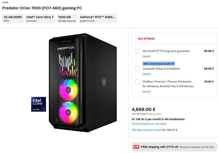 Цены на компьютеры с NVIDIA GeForce RTX 5090 шокируют геймеров | ichip.ru
