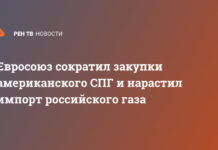 Евросоюз сократил закупки американского СПГ и нарастил импорт российского газа