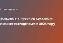 Вложения в биткоин оказались самыми выгодными в 2024 году