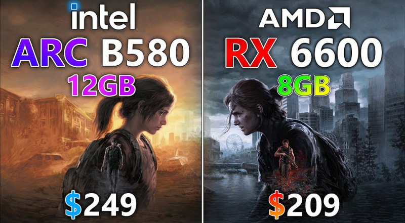Эксперт сравнил доступные видеокарты Intel ARC B580 и Radeon RX 6600 в 19 играх | ichip.ru