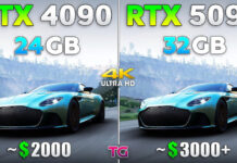 Эксперт сравнил флагманские видеокарты двух поколений GeForce RTX 4090 и GeForce RTX 5090 в 12 играх в 4K | ichip.ru