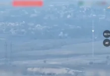 Артиллеристы при помощи «Мсты» уничтожили танк ВСУ на красноармейском направлении