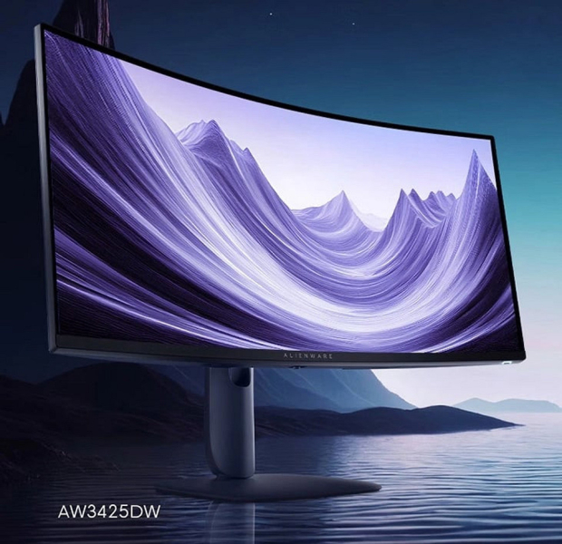 Dell представила Alienware AW3425DW&nbsp;&mdash; изогнутый монитор с экраном QD-OLED на 240 Гц | ichip.ru