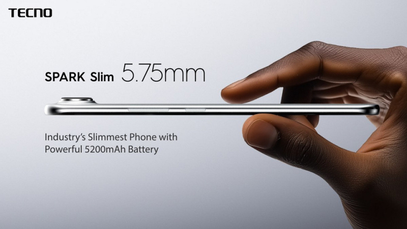Tecno показала ультратонкий смартфон Spark Slim с корпусом в 5,75 мм &nbsp; | ichip.ru