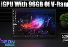 Встройку Radeon 8060S раскочегарили до 96 ГБ видеопамяти и протестировали в ААА-хитах | ichip.ru