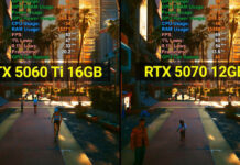 Актуальные видеокарты GeForce RTX 5060 Ti и GeForce RTX 5070 сравнили в 10 играх в 1440p | ichip.ru