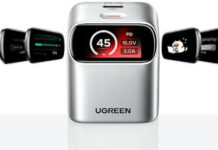 Ugreen встроила дисплей в компактную GaN-зарядку на 45 Вт | ichip.ru
