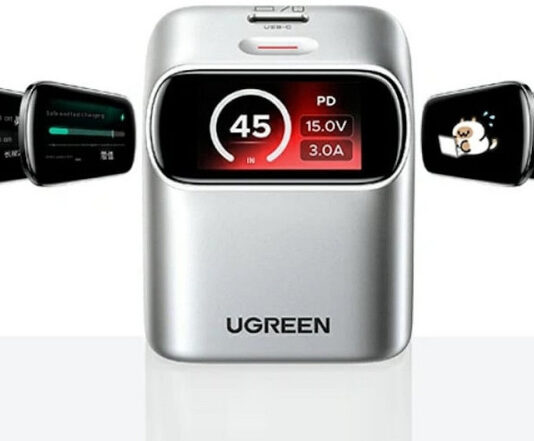 Ugreen встроила дисплей в компактную GaN-зарядку на 45 Вт | ichip.ru