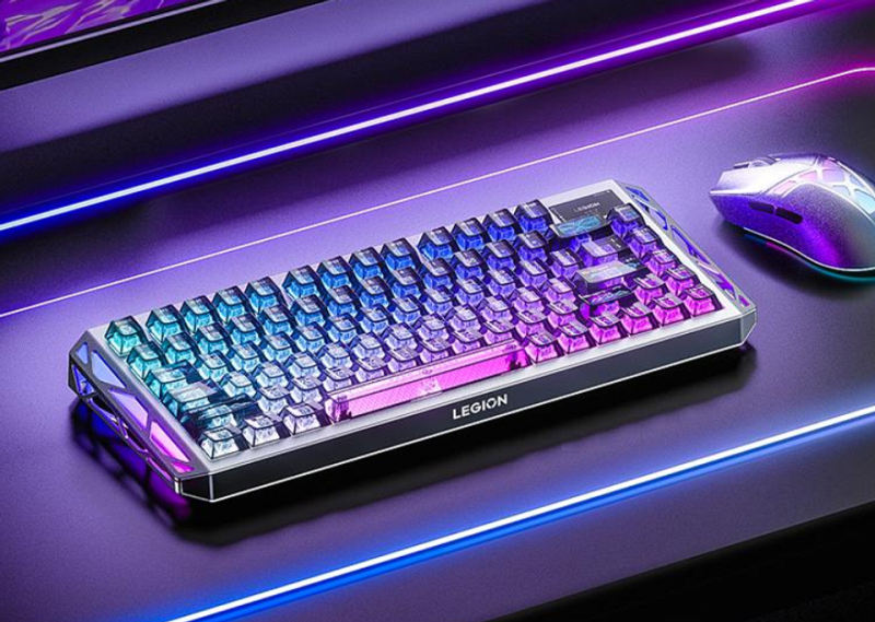 Lenovo выпустила игровую клавиатуру с экраном и моментальным откликом за 0