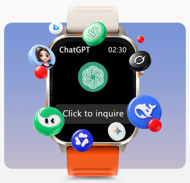 ChatGPT, Grok и DeepSeek прямо на запястье. Вышли часы Rollme за , которые лучше любых Apple Watch