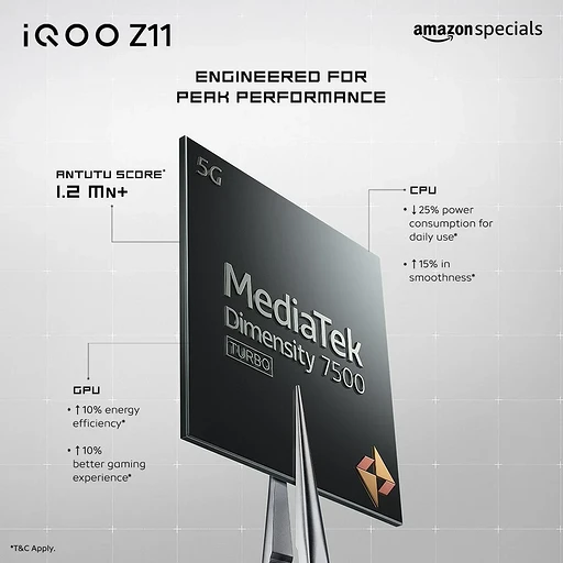 iQOO Z11 станет первым смартфоном на базе процессора Dimensity 7500 Turbo | ichip.ru