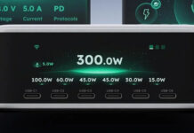 Зарядит весь дом: Ugreen выпустила адаптер на 300 Вт с восемью портами и большим экраном | ichip.ru